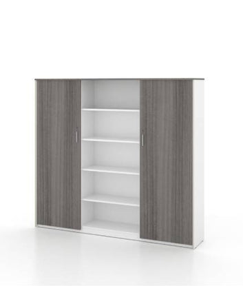 Universal 5-Level Wall Unit Cabinet (White Body)