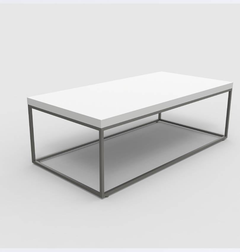 Worli Rectangular Coffee Table Consumer KANO CF05 White W1200 x D600 x H400mm 8-10 Weeks