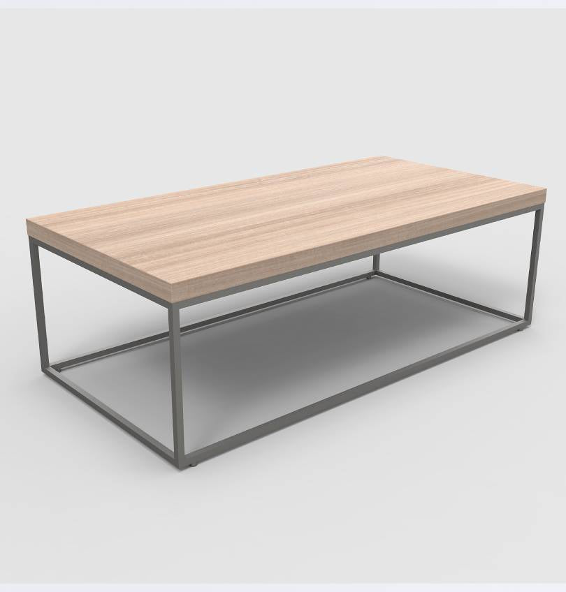 Worli Rectangular Coffee Table Consumer KANO CF09 Log Walnut W1200 x D600 x H400mm 8-10 Weeks