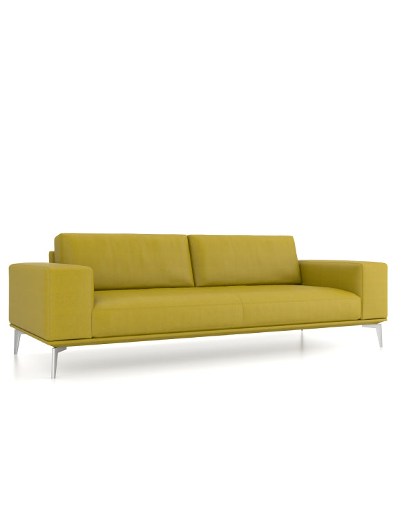 Desso 3-Seater Sofa Consumer KANO Yellow Genuine Leather 8-10 Weeks