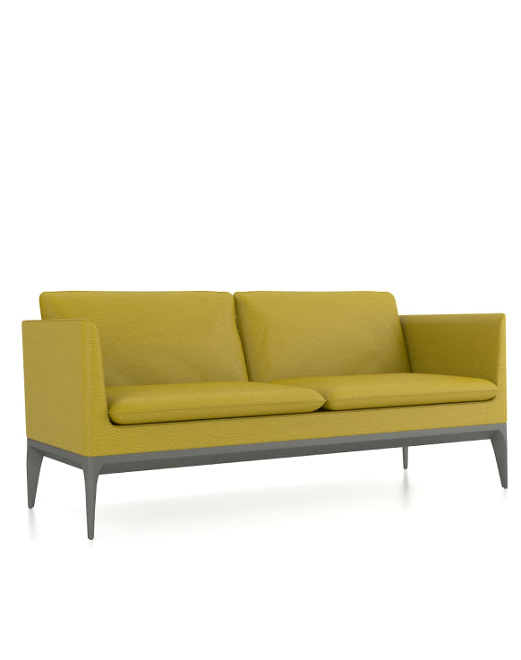 Newport Castle 3-Seater Sofa Consumer KANO Vegan Leather Yellow 8-10 Weeks