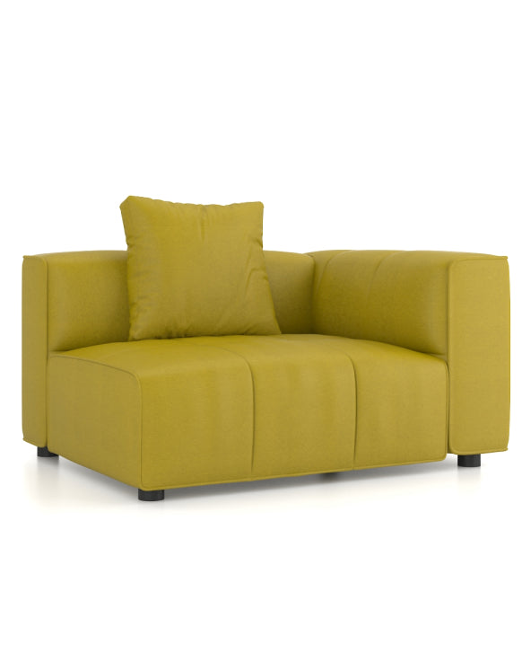 Ema Modular Sofa (End) Consumer KANO Yellow Left Arm 8-10 Weeks