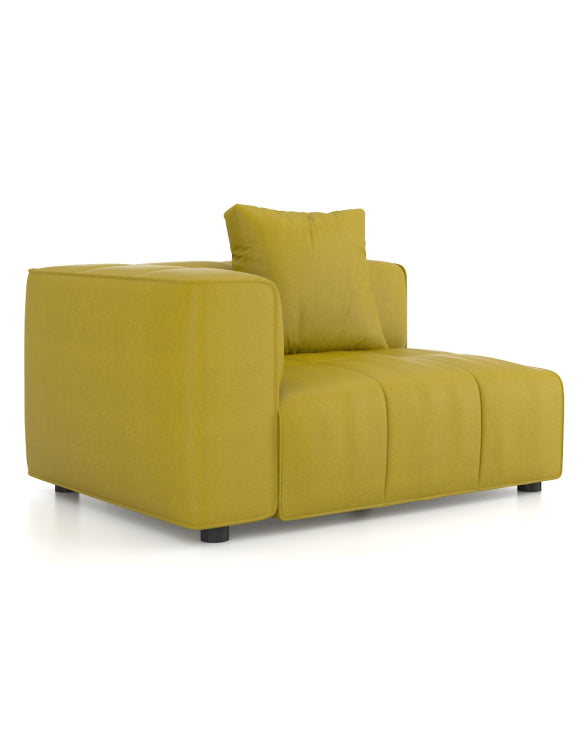 Ema Modular Sofa (End) Consumer KANO Yellow Right Arm 8-10 Weeks