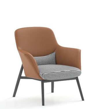 Yodo Executive Lounge Chair in Fabric and Leather Consumer KANO   