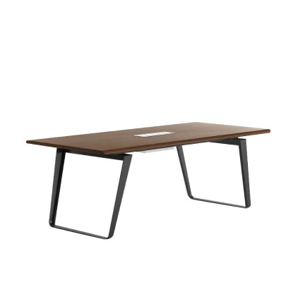 Quzzi Meeting Table Consumer KANO W2200 x D1000 x H760mm CY20 Alpine Walnut 8-10 Weeks