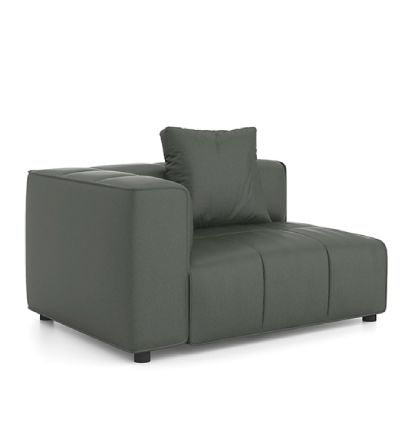 Ema Modular Sofa (End) Consumer KANO Olive Green Right Arm 8-10 Weeks